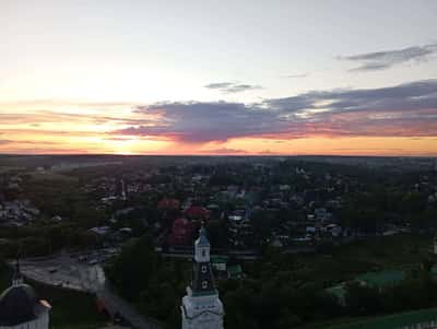 Сергиев Посад и Лавра в лучах заката