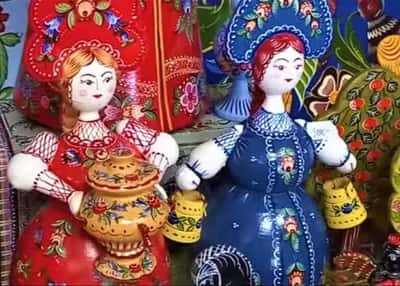 Хохломская и городецкая роспись. Выходные в Нижнем Новгороде. Зима-весна