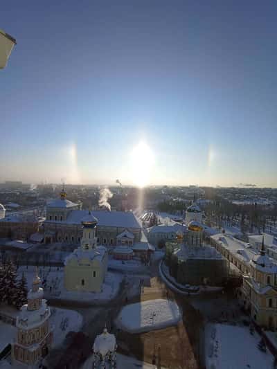 Сергиев Посад и Лавра в лучах заката