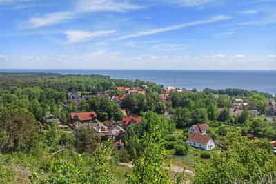 Куршская коса из Янтарного + Зеленоградск и замок Шаакен