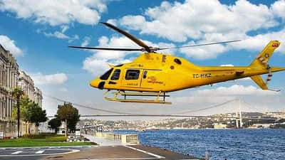 Индивидуальный полет на вертолете над Стамбулом - Helicopter Tour İstanbul