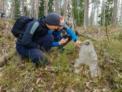 Семейная прогулка по ледниковой гряде
