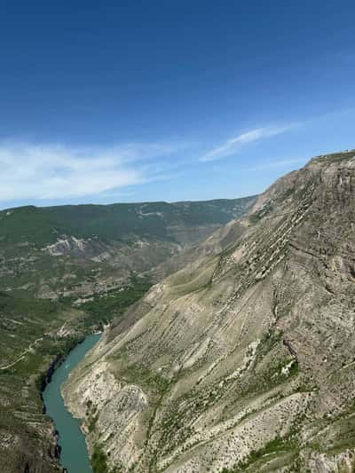 Поездка на Сулакский каньон с прогулкой на катере и пещерами Нохъо
