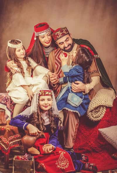Фотосессия в армянских национальных костюмах - таразах
