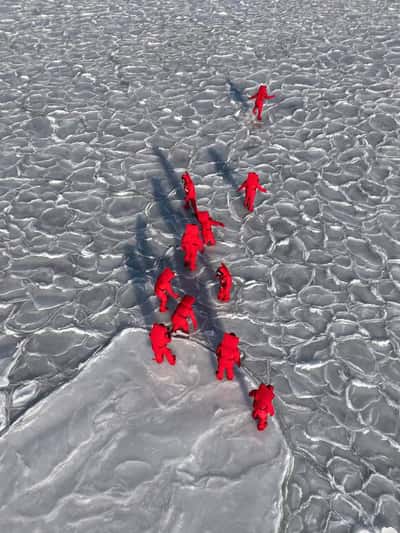 Айс флоатинг или Арктическое купание в мини-группе