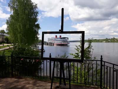 Плёс - променад с видом на Волгу