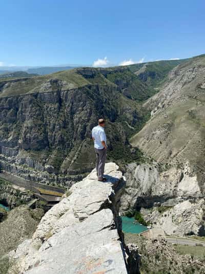 Сулакский каньон, бархан Сарыкум и пещера Нохъо