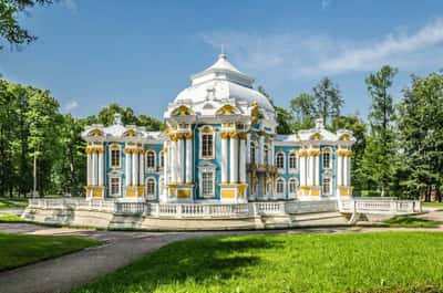 Изысканный Екатерининский дворец в Царском Селе (Янтарная комната)