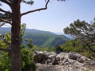 Мезмай: Смотровые площадки скалы "Ленина" и скалы "Пирамида"