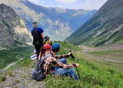 Горный лагерь в Цейском ущелье