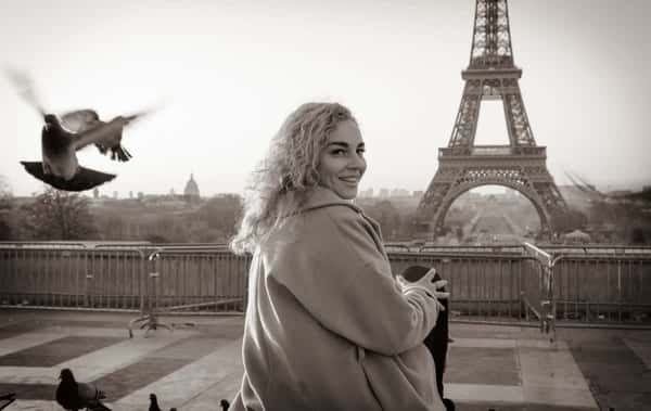 Женская фотосессия в Париже