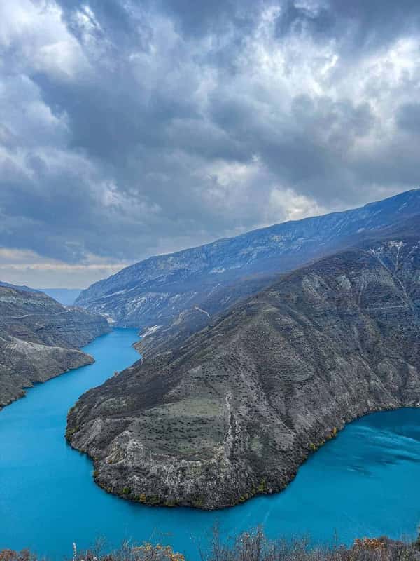 Чиркейское водохранилище и Сулакский каньон