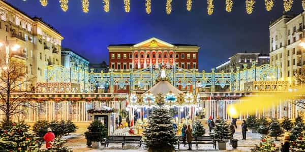 Москва новогодняя - как начинался любимый праздник