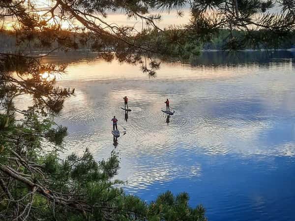 Прогулки на SUP-борде по Ладожским шхерам