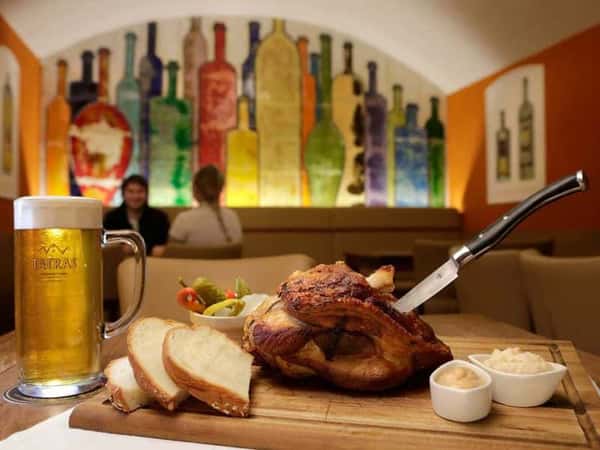 Братислава со вкусом пива и жареного мяса