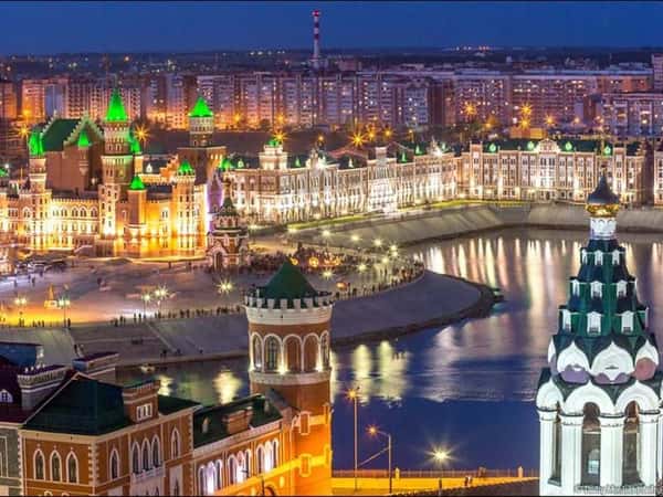 Йошкар-Ола - мозаика визитных карточек Европы