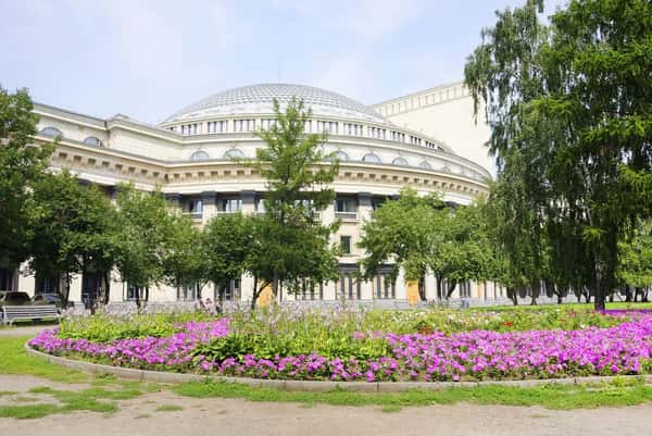 По центру Новосибирска пешком