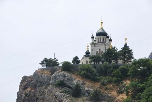 На канатной дороге к зубцам Ай-Петри