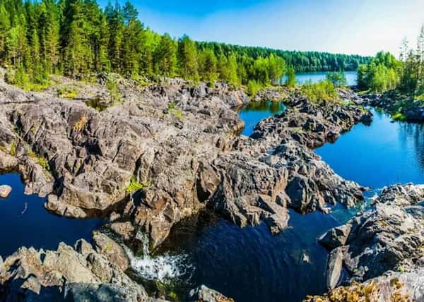 На джипах по северному Приладожью
