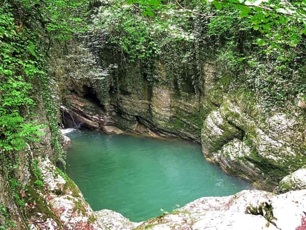 Каньон белые скалы сочи фото