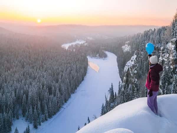 4в1: Усьвинские столбы, Каменный город, декорации «Сердце Пармы», подвесной мост