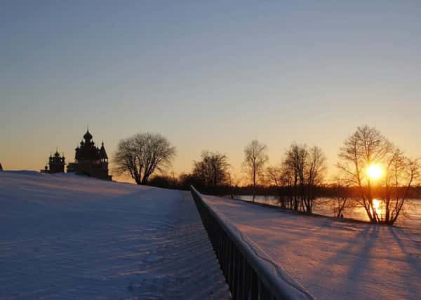 Волшебство зимних Кижей