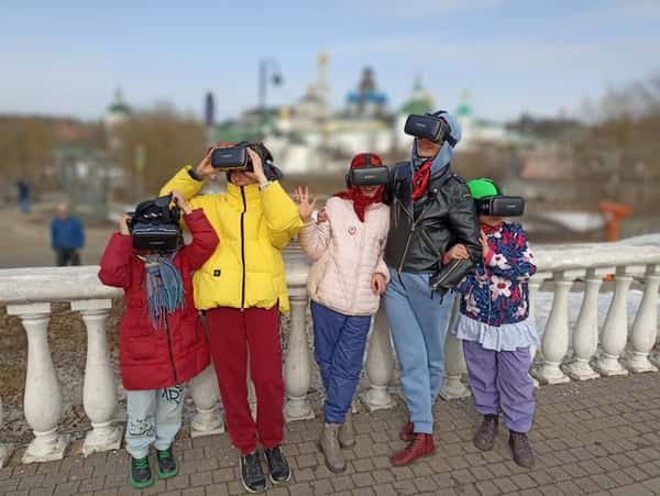 В VR-очках - в прошлое Сергиева Посада