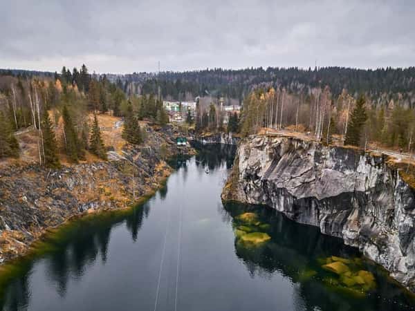 Горный парк Рускеала, Мраморный каньон и водопады Ахинкоски за один день