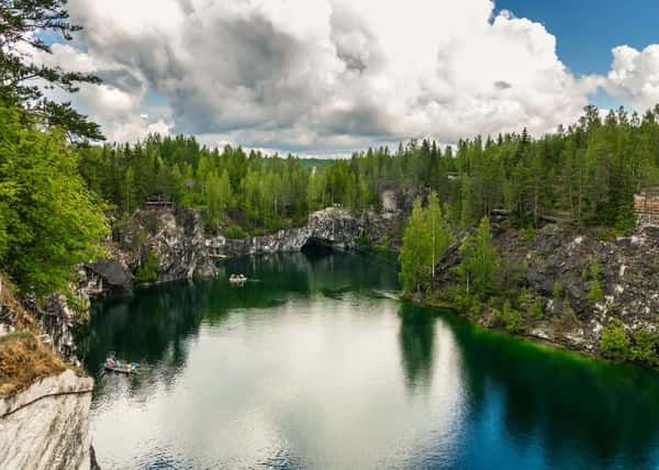 Два дня в Карелии. Рускеала - гора Сампо - Марциальные воды - Гирвас - Кивач