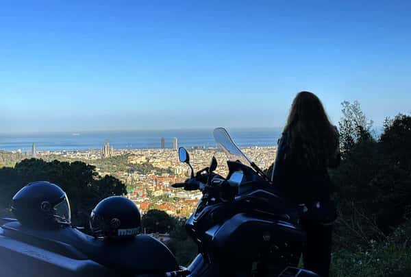 По Барселоне - на мотоцикле