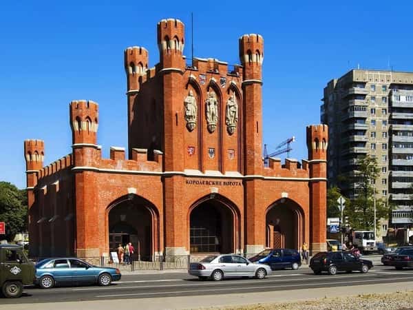 Огни вечернего Калининграда