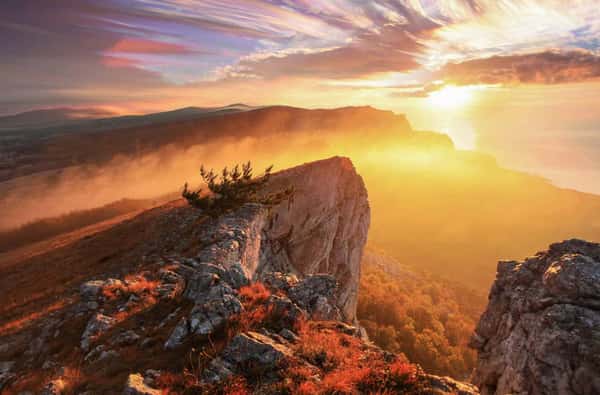 Встреча рассвета на горе Ай-Петри из Симеиза
