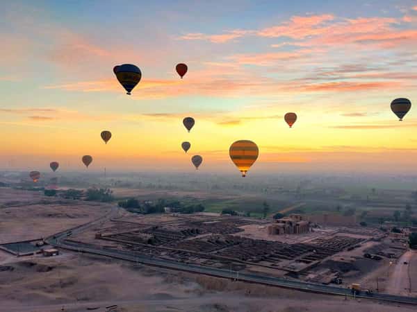 Полёт на воздушном шаре в Луксоре