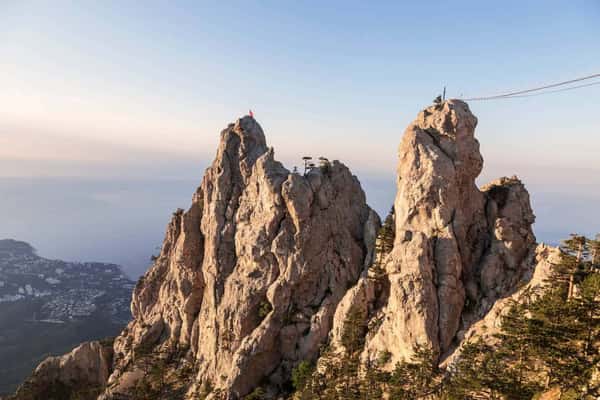 Встреча рассвета на горе Ай-Петри из Мисхора