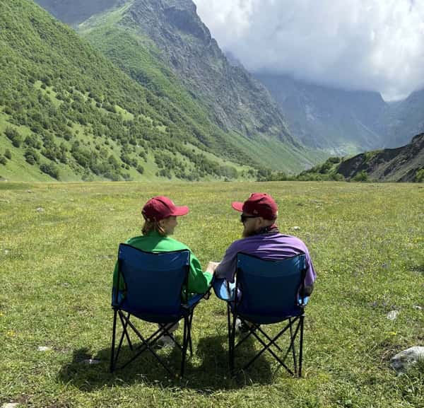 Вечер с душистым чаем - в горах Осетии