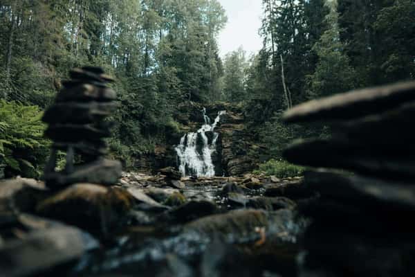 Карельский Клондайк и водопад Белые мосты