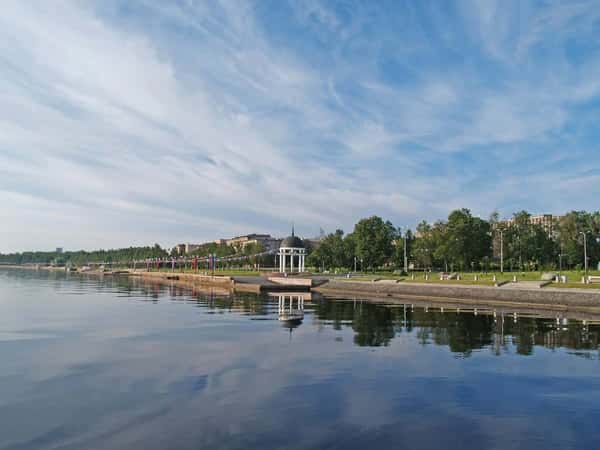 Красоты Петрозаводской набережной с воды