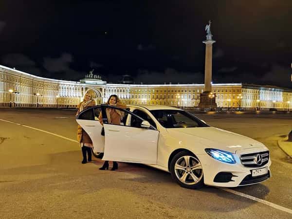 Атмосферная прогулка по ночному Петербургу