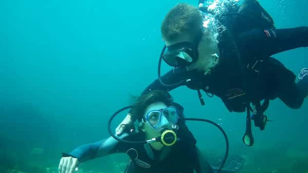 Подводная романтика: свидание с сюрпризом. Ласпи (Крым)