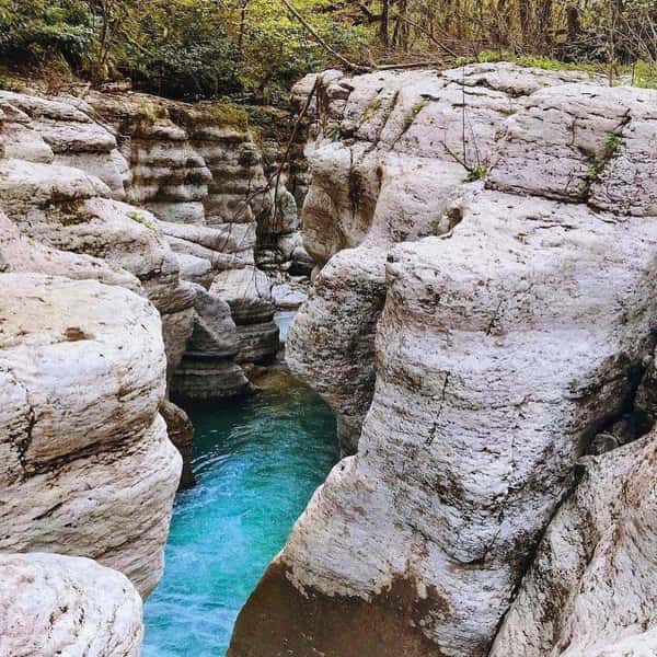 Каньон белые скалы сочи фото