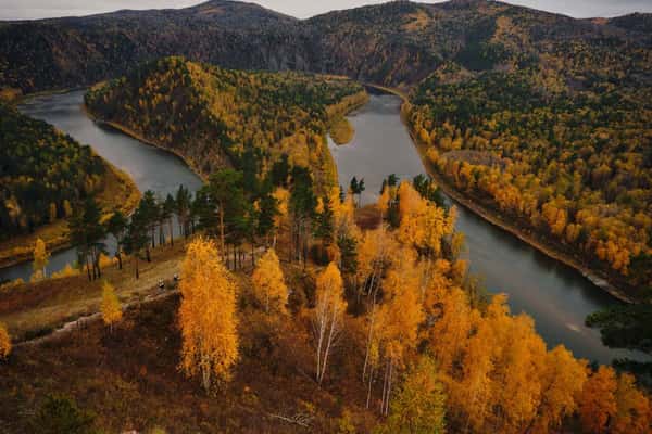 Енисейская Сибирь с высоты: поход на Манскую петлю