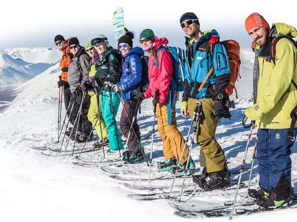 Скитур на охотничьих лыжах в Шерегеше