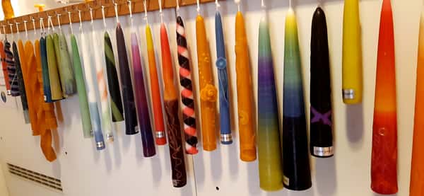 Свечи получаются очень красивыми