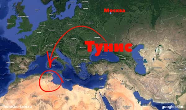 Где находится Тунис