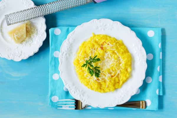 Блюдо Risotto alla Milanese