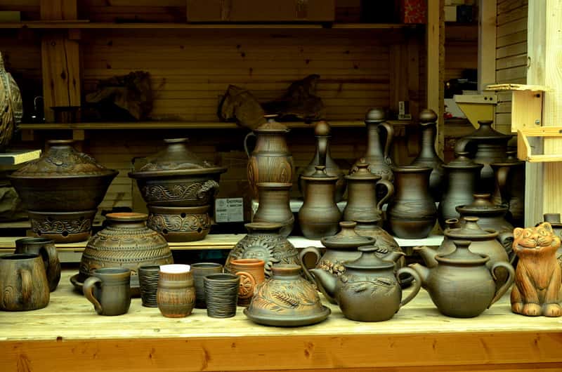 Глиняные кувшины под старину