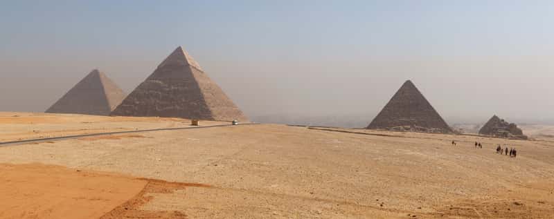 Панорамная точка, откуда открывается потрясающий вид на пирамиды Гизы