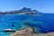 Остров Грамвуса и бухта Балос из района Ретимно